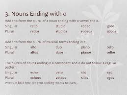 Spelling 5 Plurals Regular Nouns Nouns Ending In Y Nouns Ending With O Ppt Video Online Download