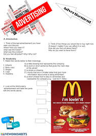 Advertisements Interactive Worksheet Media Literacy Lessons Media Literacy Teaching Inspiration