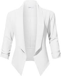 Black And White Blazer Womens Super Cute White Blazer Putthisinmycloset Amazonfinds Blazer Fashion Blazer Jackets For Women Business Attire