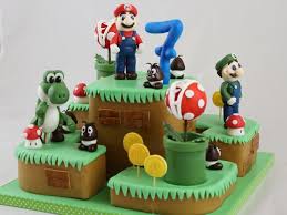 Super mario bros birthday party ideas | photo 3 of 21. Super Mario Torte Cake Super Mario Cake Mario Cake Super Mario Bros Party