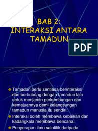 Interaksi Antara Tamadun