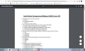 Jumlah soal 200 52 materi pgsd klik disini. Contoh Soal Ujian P3k Guru Honorer Sd Dan Kunci Jawaban Antapedia Com