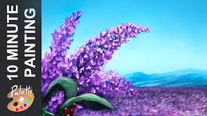 Maybe you would like to learn more about one of these? Easy Painting Step By Step Lavender And Lilac Flower Fields In 10 Minutes Myhobbyclass Com