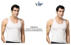 Vip Supreme Pack Of 2 White Vest