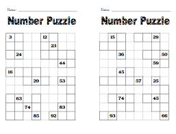 Puzzles can help kids develop fine motor skills while they exercise critical and logical thinking muscles. First Grade Honey Bunch Number Puzzles Math Instruction 100 S Chart Number Puzzles