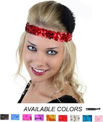 أربطة رأس مطاطية قابلة للتمدد من Kenz Laurenz Laurenz للفتيات والأطفال  النساء فلابر رورينغ 20s Great Gatsby 1920s Hair Band Cute Princess Head  Bands (أخضر) : Amazon.ae: الجمال والعناية الشخصية