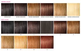 Some people decide to use their natural hair. Color Chart