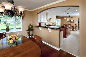 Half Wall Between Kitchen And Dining Room Half Wall Kitchen Designs Knock Out Wall Betw Half Wall Kitchen Kitchen Design Small Living Room Decorating Ideas Diy