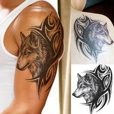 Maybe you would like to learn more about one of these? S A V I 3d Temporary Tattoo Waterproof Sticker Beautiful Black Big Wolf Face Popular New Designs Size 21x15cm 820 Buy Online In Samoa At Samoa Desertcart Com Productid 76777341
