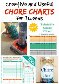27 Creative And Useful Chore Charts For Tweens