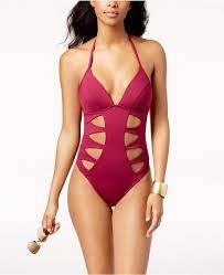 Kenneth Cole Cutout Tummy Control Push Up One Piece Swimsuit Women Swimsuit One Piece Swimsuits Swimwear Fashion Illustration