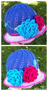 Maybe you would like to learn more about one of these? Crochet Girls Panama Spiral Sun Hat Free Pattern With Video Tutorial