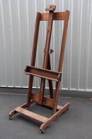 Vintage Wooden Easel Wooden Easel Artist Workspace Art Studio Ideas Artists