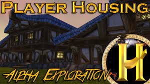 Introducing housing into the game could have many primary and secondary effects. Wow Alpha Exploration Player Housing Then And Now Youtube