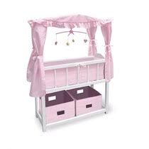 A four post crib lets you pick the type of canopy you wish to accessorize it with. R25wbzwkcjbblm