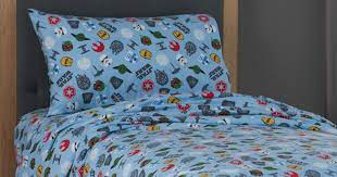 When i was a little kid i had a set of those vintage blue star wars sheets for my little twin bed. Kohl S Cardholders Star Wars Flannel Queen Size Sheet Set Only 12 59 Shipped Regularly 90 Hip2save