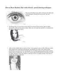 I love to incorporate art into whatever i'm teaching as a way to relax the mind and expand creative thinking. Calameo How To Draw Realistic Hair With A Pencil Pencil Drawing Techniques