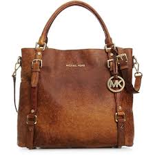 Michael Kors Black And Brown Purse I Never Tire Of Big Brown Bags Michael Kors Handbag Bedford Ostrich Tote Handbags Michael Kors Purses Michael Kors Michael Kors Bag