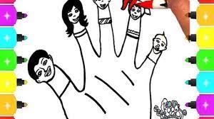 Print out many copies if you have a large family! Kids Toys Color Art Finger Family Drawing And Coloring How To Draw Refrigerator Kuhlschrank Art Kids Facebook