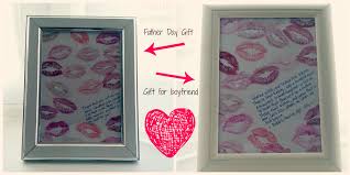 But as i dutifully attempt to evenly share parental duties. Diy Budget Father S Day Gift Idea Frame Your Kisses Sweet Daily Chaos