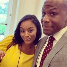 Look who Joel Brown WTVD ran into at the NABJ Convention & Career Fair!