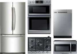 (2) sold by appliances connection. Samsung Sareradwmw8908 5 Piece Kitchen Appliances Package With French Door Refrigerator Dishwasher And Over The Range Microwave In Stainless Steel