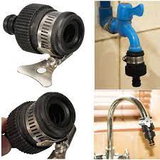 The water line is usually a metal threaded hose leading from a valved water source to the base of your faucet. Bk Universal Garden Hose Pipe Tap Connector Mixer Kitchen Bath Tap Faucet Adapter Shopee Philippines