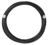 PT058-001-RTM-SSM: PIGTAIL: 50 OHM (BLACK) RG58U type COAXIAL Cable. 1 Foot  WITH Reverse Polarity TNC male and STandARD SMA male ConnectorS