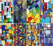 Mosaico de ventana personalizado: pegatinas de vidrieras con ...