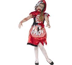 Disfraz de caperucita roja niña. Disfraz De Caperucita Roja Zombie Para Nina