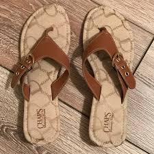 Like New Chaps Memory Foam Sandals