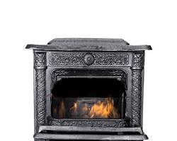 Cocina inglesa con chimenea