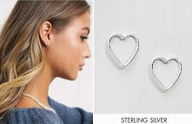 KINGSLEY RYAN Delikatne kolczyki SERCE Srebro925 • Cena, Opinie • Kolczyki  13198754131 • Allegro