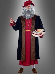 Leonardo Da Vinci Kostum Bei Kostumpalast De Leonardo Da Vinci Herren Kostum Beruhmte Maler
