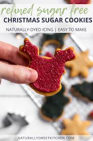 This christmas sugar cookies recipe has a light texture, tastes great, & rolls out beautifully. Christmas Sugar Cookies Recipe Refined Sugar Free