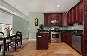 Pin By Jordan White On Home Decor Design Inspiration Green Kitchen Walls Cherry Cabinets Kitchen Kitchen Wall Colors