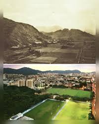 1930s年界限街線窩仔山向望花墟山花墟山即今天花 墟公園 達之路 又一村戰後富商余達之認為華人亦應該有個高尚住宅區 在一次帶領廠商參加英國工展會時 向接見的英皇太后提出又一村建 富人居屋 計畫 回港後獲港英政府支持 50年代初獲批地40畝 削平 花 hong kong