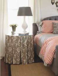 Sears carries tablecloths for round, square and rectangular tables. Our Tailored Round Table Skirt Comes With 4 6 Pleats Depending On The Size Of Your Skirt We Can Do Almost A Round Table Decor Table Skirt Side Tables Bedroom