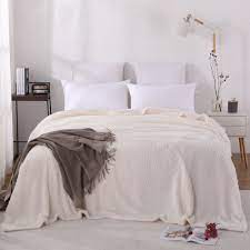 h f bed and bath bed blanket warm throw blanket bedding and bath
