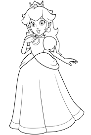 Also you can search for other artwork with our tools. Pretty Princess Peach Coloring Page In 2021 Disney Princess Coloring Pages Disney Princess Colors Princess Coloring Pages