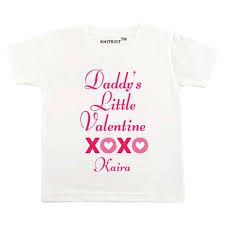 Baby Valentines Day Gifts Daddy Little Valentine T Shirt Knitroot