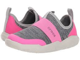 Crocs Kids Swiftwater Easy On Heather Shoe Toddler Little Kid Kid S Shoes Light Grey Girls Sneakers Kid Shoes Shoes