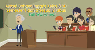 Itulah materi bahasa inggris di sd kelas 3, semoga dapat membantu kalian dalam belajar maupun ibu bapak dalam mengajar bahasa inggris. Materi Bahasa Inggris Kelas 3 Sd Semester 1 Dan 2 Sesuai Silabus Operator Sekolah