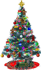 Kumpulan gambar gift pohon natal cahkenongo. 123 Christmas Greetings 123 Christmas Cards The Train Goes Around The Tree Animated Christmas Christmas Gif Christmas Scenes
