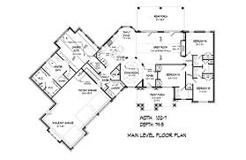 3 bedroom floor plans fall right in that sweet spot. House Plan 60084 Ranch Style With 2919 Sq Ft 4 Bed 3 Bath 1 Half Bath
