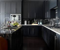 After selecting the material, it is important to choose the color of the countertops for the kitchen, which will emphasize the advantages of the kitchen set and complement the overall interior. Kitchens With Black Marble Apartment Therapy
