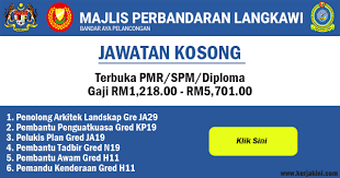 Check spelling or type a new query. Jawatan Kosong Di Majlis Perbandaran Langkawi Terbuka Pmr Spm Diploma