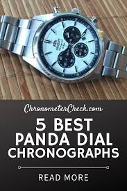 5 Of The Best Panda Dial Chronograph Watches On A Budget Panda Watch Chronograph Watch Chronograph
