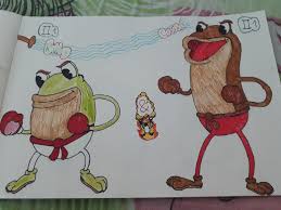 Ribby and Croaks! Sorry for not posting for a long time. Pick the next:  Sally Stageplay, Djimmi The Great or Hilda Berg? : rCuphead