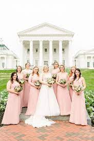 Laura Tom Richmond Hilton St Joseph S Villa Kara Anne Co Tiffany S Bridal Bridesmaid Dresses Wedding Dresses